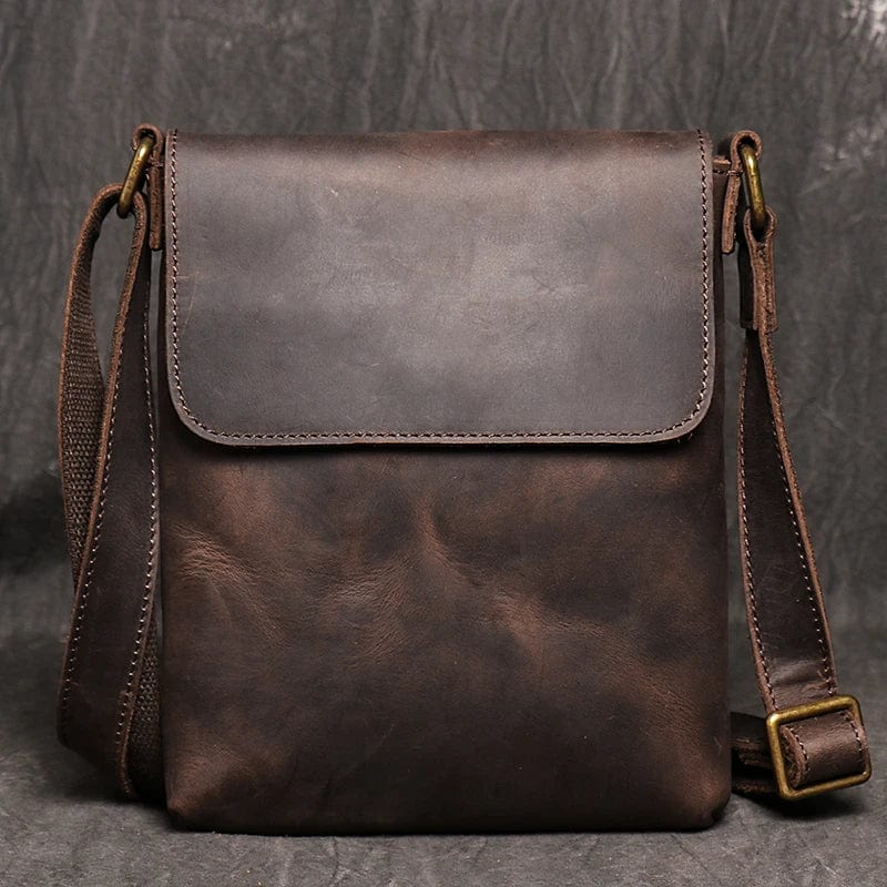 Ma boutique Marron Sac homme cuir grande taille